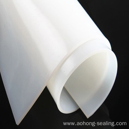 Transparent silicone rubber gasket sheeting